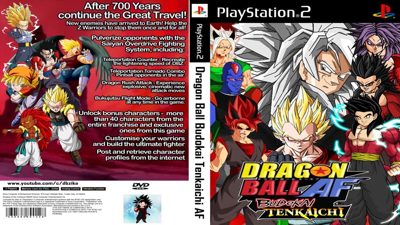 Dragon Ball Budokai Tenkaichi AF Iso