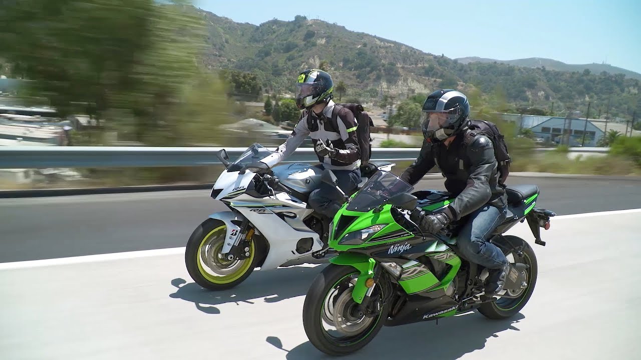 Sportbike vs. Naked Bike: ZX-6R vs. YZF-R6 & Z900 vs. FZ-09 — ON TWO WHEELS