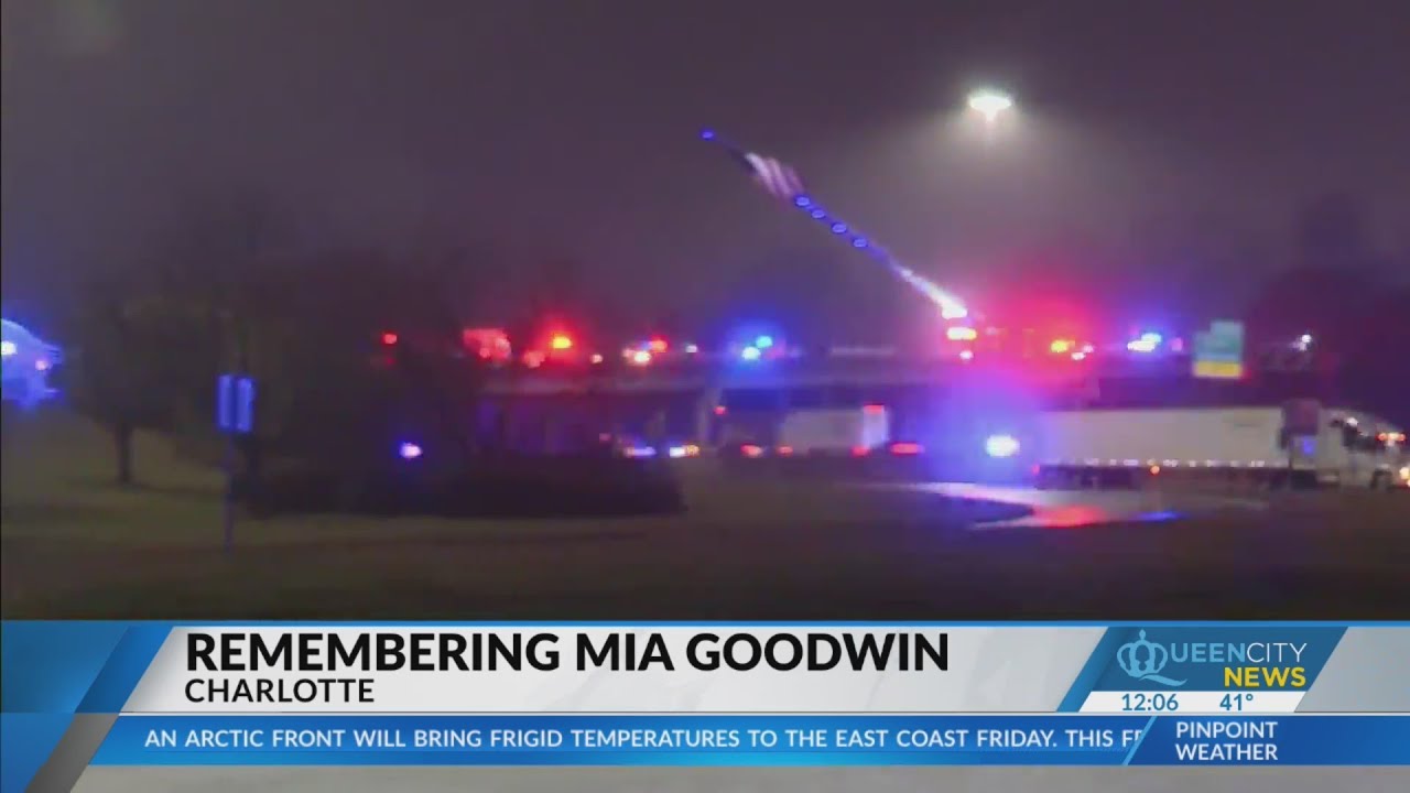 Mia Goodwin, CMPD officer killed in line of duty, honored one year after death