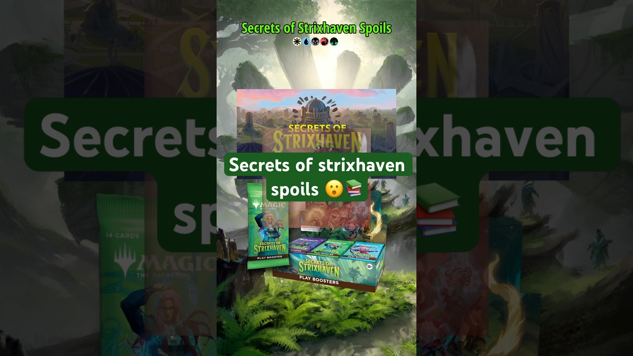 Secrets of strixhaven spoils 😮📚 