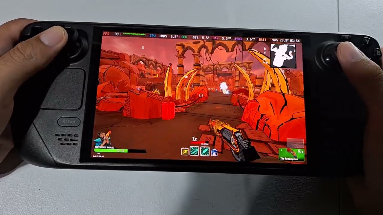 Steam Deck OLED / Holy Shoot -  New Fast-paced Roguelite Action FPS / SteamOS 3.7.14