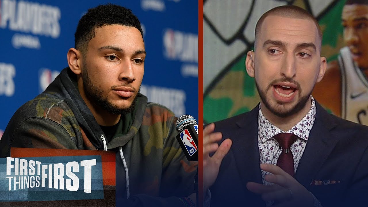 Nick Wright on why Boston dominating 76ers reveals Ben Simmons' weakness | NBA | FIRST THINGS FIRST