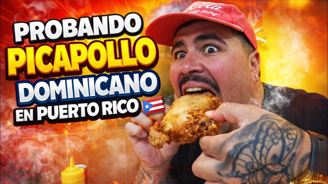 Probando COMIDA DOMINICANA 🇩🇴 en PUERTO RICO 🇵🇷