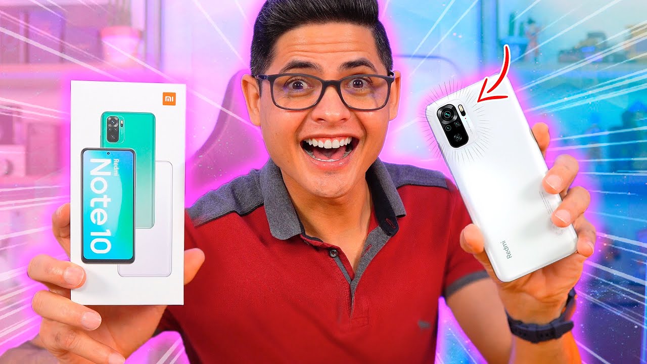 Redmi Note 10, o novo QUERIDINHO da XIAOMI CHEGOU AQUI! Unboxing e Impressões