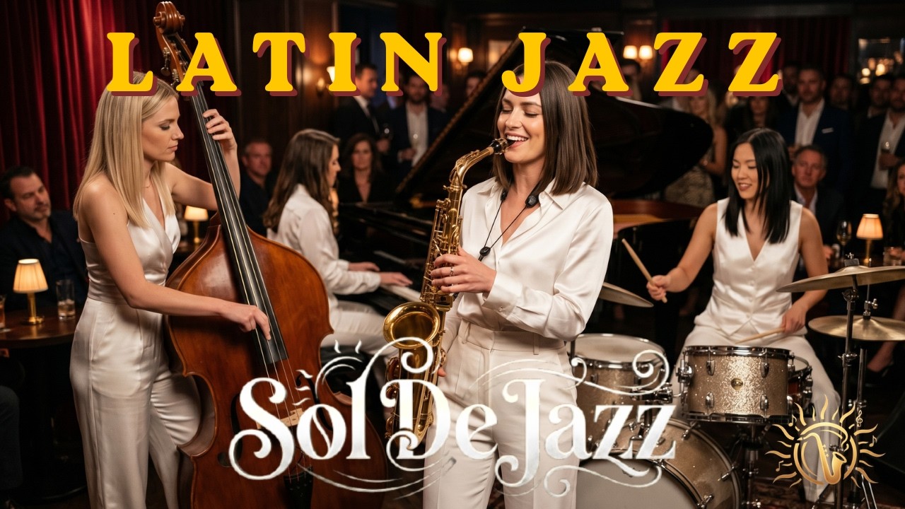 Latin Jazz Background Music 🎶 Smooth Instrumental Playlist for Work, Lounge & Dining / Jazz Latin