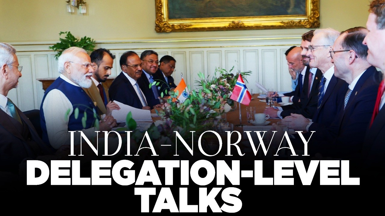 LIVE: PM Modi holds delegation-level talks with Norwegian PM Jonas Gahr St&oslash;re