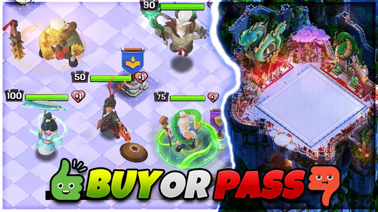 BUY OR PASS SNAKE SKINS & LNY LEGENDARY SCENERY IN CLASH OF CLANS