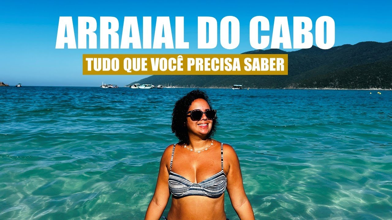 O QUE FAZER EM ARRAIAL DO CABO -  A ÁGUA MAIS AZUL E MAIS BONITA DO BRASIL.
