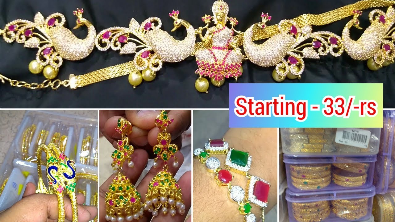 Cz,1gm Gold Bangles & Jewellery new latest collections with price || lowest price Starting- 33/-rs