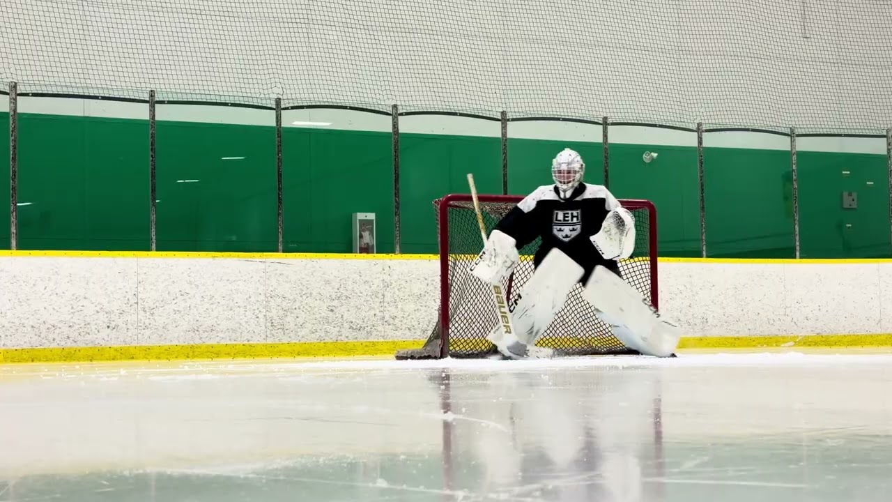 Gregory Sichitiu | Coaches Must See | Full Goalie Technique Practice | 4k | Skating + Shots | 