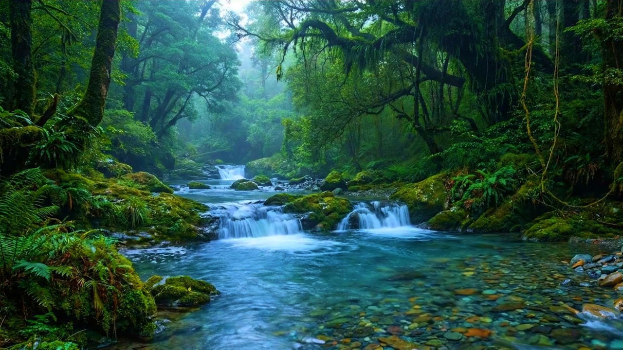 Natural River Sounds with Birds | Peaceful Audio for Calm & Deep Sleep