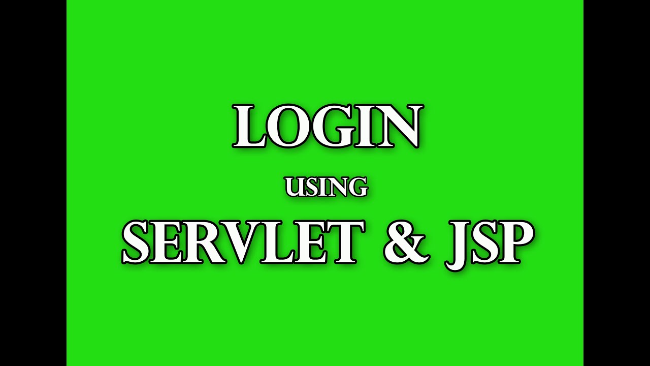 Login using Servlet and JSP practical  Part 1