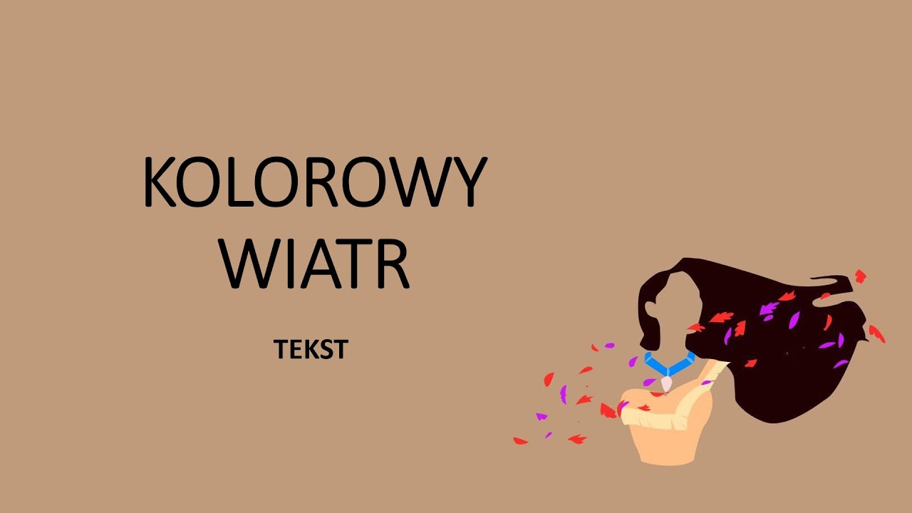 Kolorowy wiatr - Pocahontas (1995) tekst