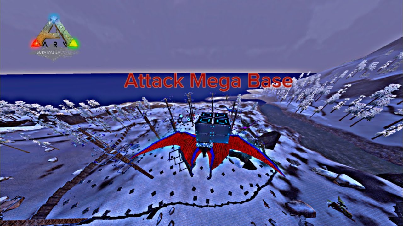 Ark Mobile: We attack this mega base | Base vs Base 
