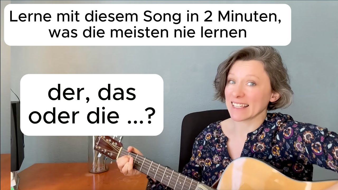Lerne in 2 Minuten, was die meisten Deutschlernenden nie lernen: Mit dem HEIT UNG  KEIT- Song