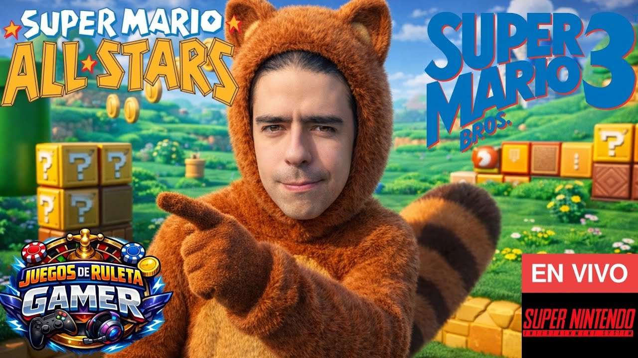 🐿️🔥 SUPER MARIO BROS 3 EN VIVO 🔥🐿️ | Mario All-Stars en SUPER NINTENDO ORIGINAL 🎮💥