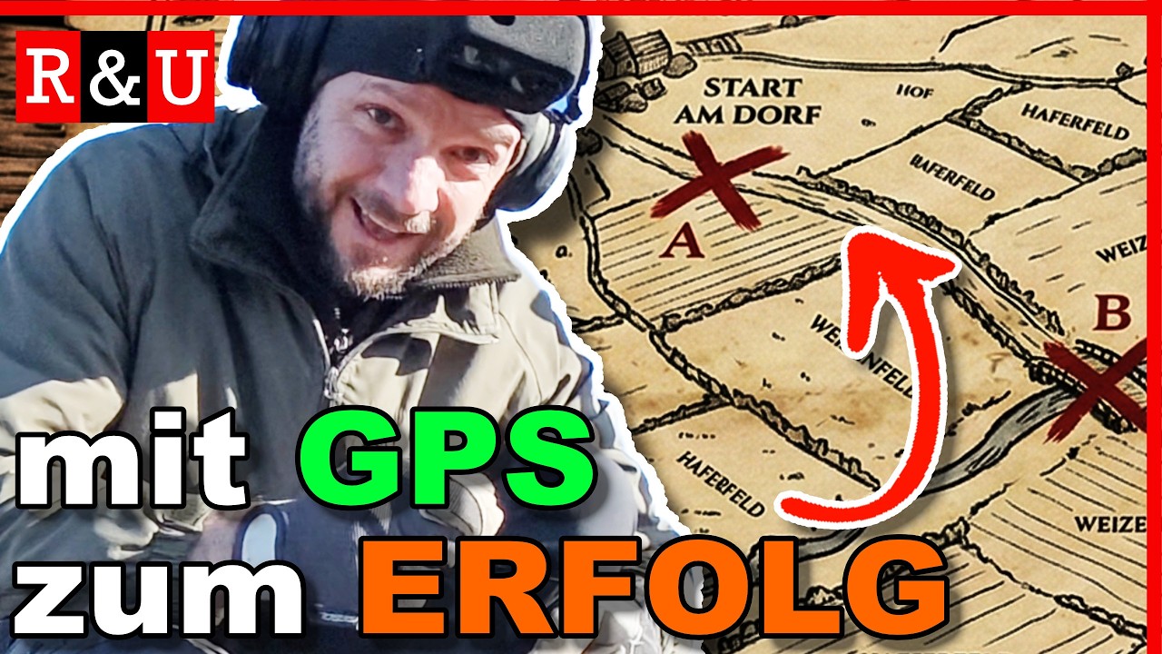 Der GPS-Plan: Führt dieser geheime Weg zum Erfolg? R&U140 sondeln metaldetecting lechsonde