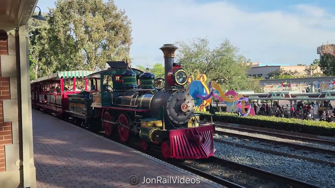 2/11/26 Pre: The Disneyland Railroad: E.P. Ripley 2 arrives at Main Street-2