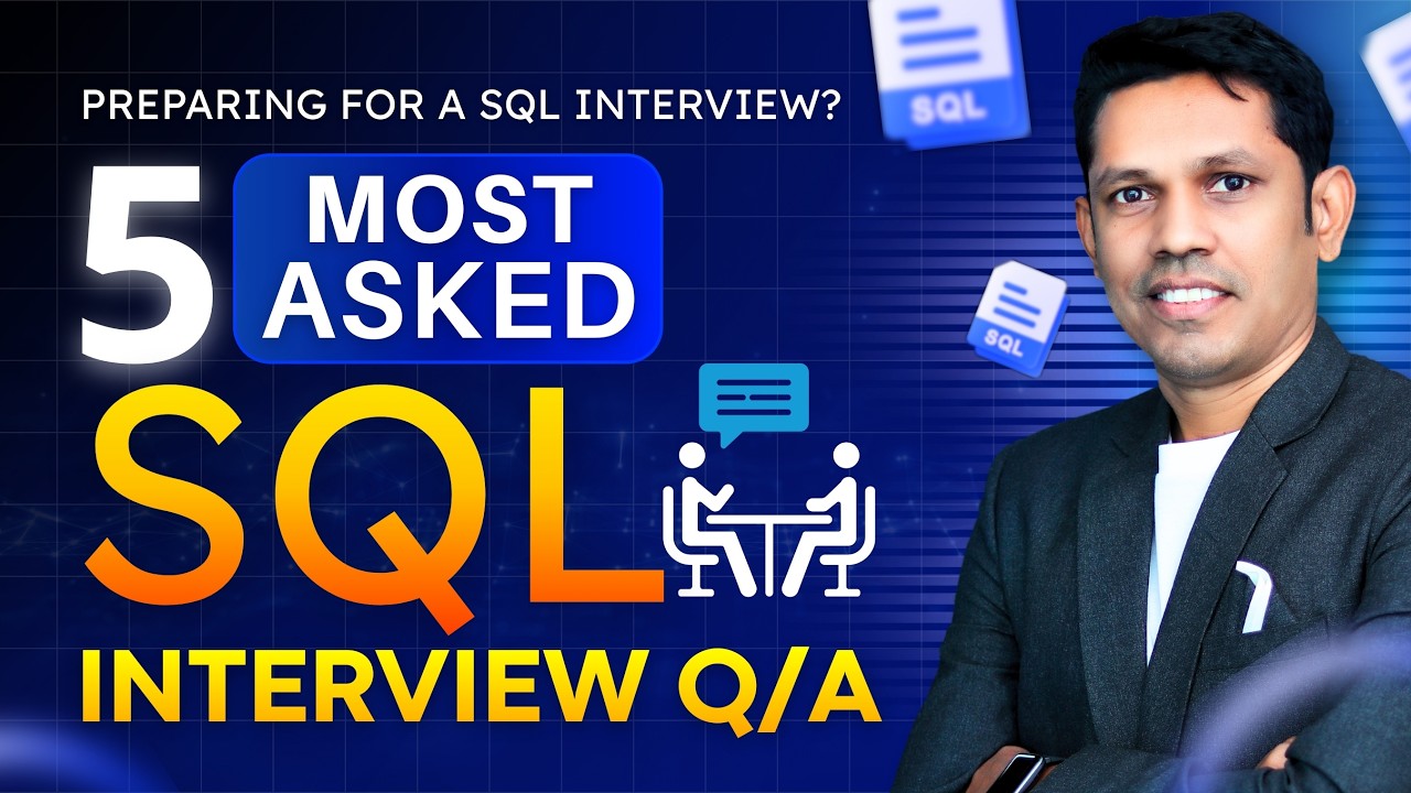 SQL Interview Questions & Practical Solutions | Real Examples Explained