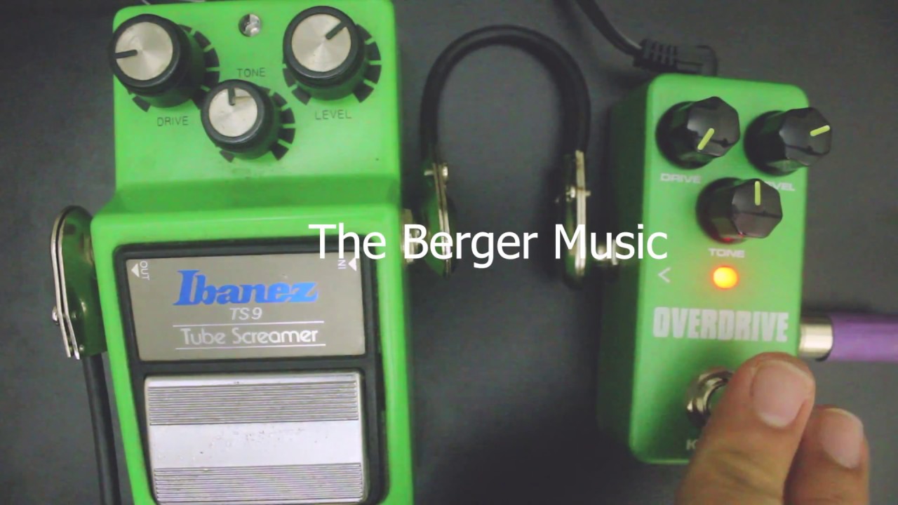 Kokko OVERDRIVE FOD3 Mini VS Ibanez TS9 Tube Screamer pedal comparison