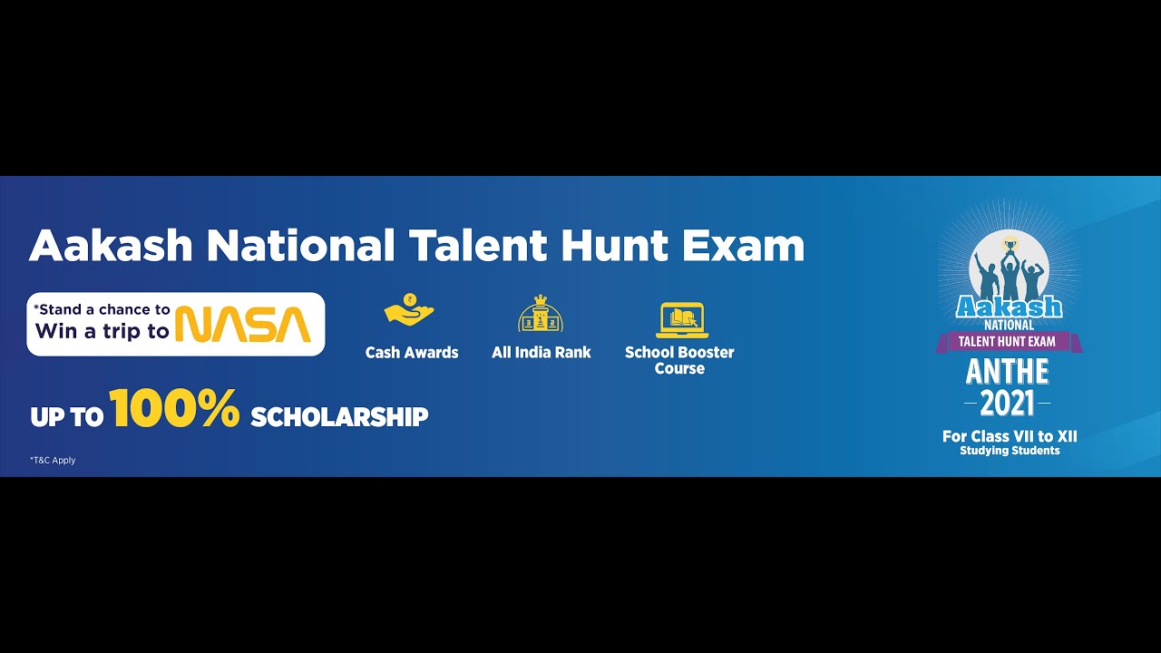 ANTHE 2021 - India's Biggest Scholarship test