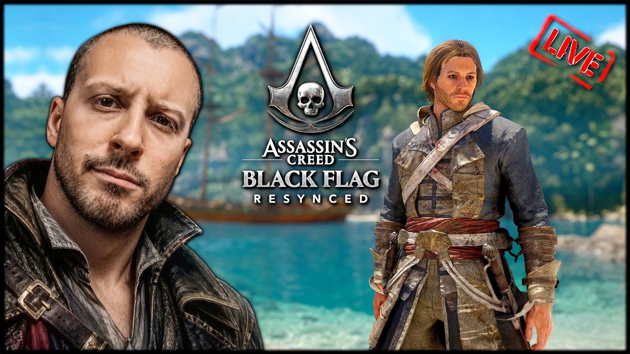 Assassin's Creed Black Flag Resynced 🌴 Odc.3 🔴 [NA ŻYWO]