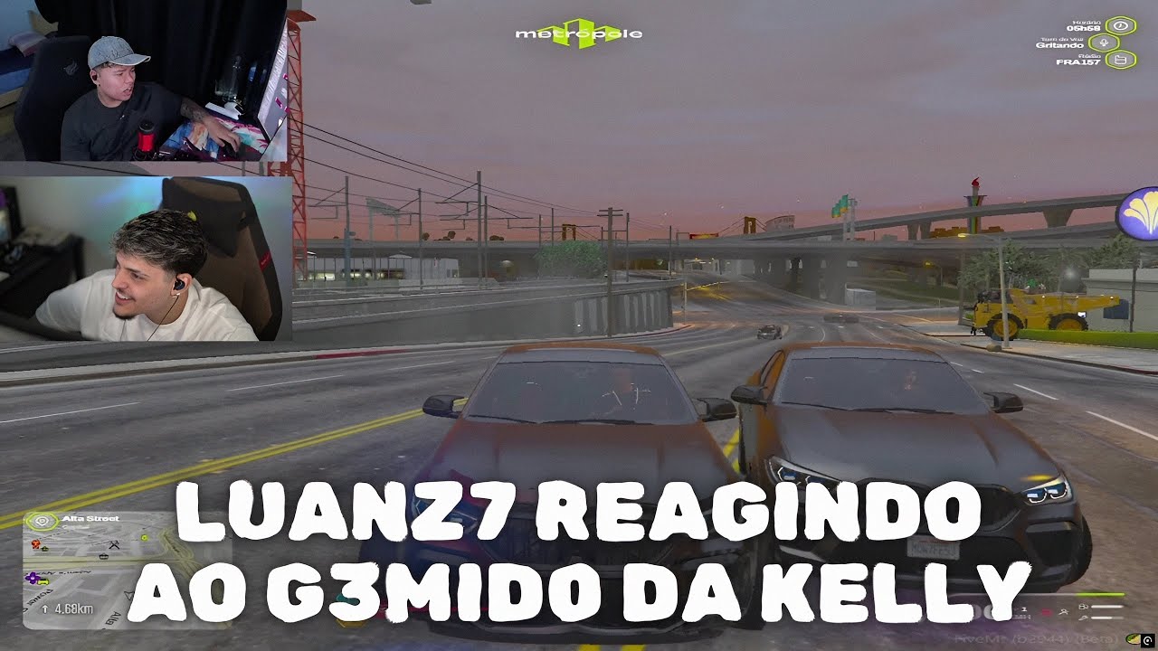 LUANZ7 REAGINDO AO LOCKING FALOU COM A KELLY DO G3MIDO DELA