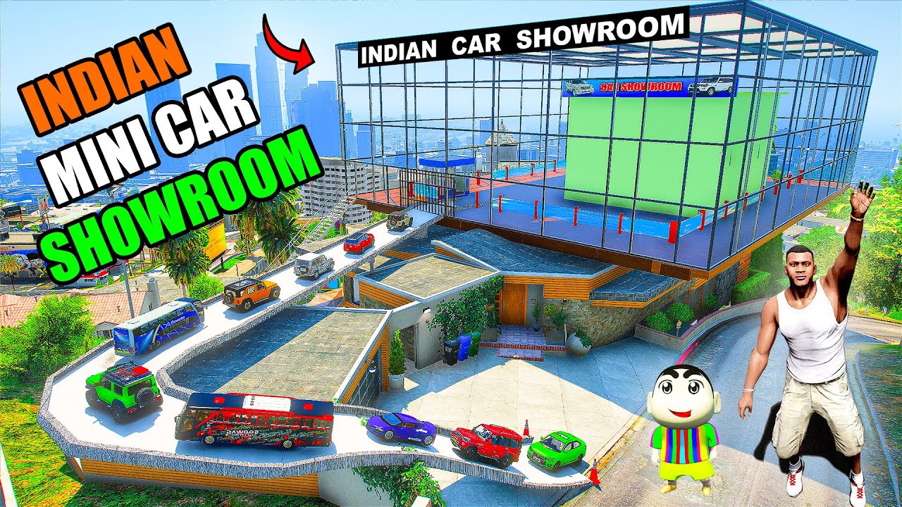 Franklin & Shinchan Open New Mini RC Car Showroom in GTA 5