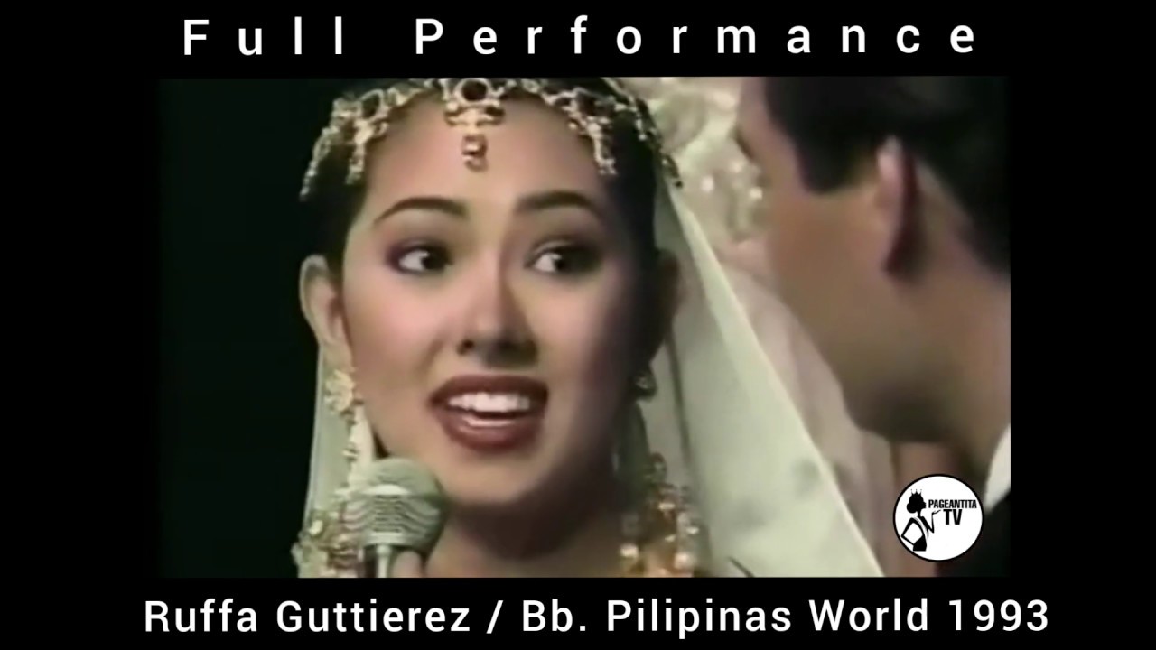 FULL PERFORMANCE / Ruffa Guttierez / Bb. Pilipinas 1993