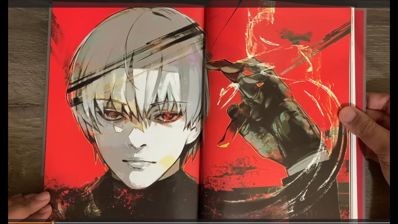 Tokyo Ghoul Illustration Book - Full Artbook Reveal - Sui Ishida Art