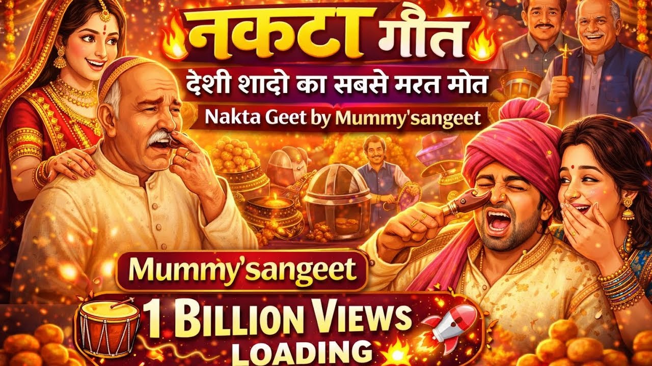 🔥नकटा गीत 💃😂 | देसी शादी का सबसे मस्त गीत 🎶 | Nakta Geet by Mummy’s Sangeet 🥁🔥 | #geet #viralvideo 