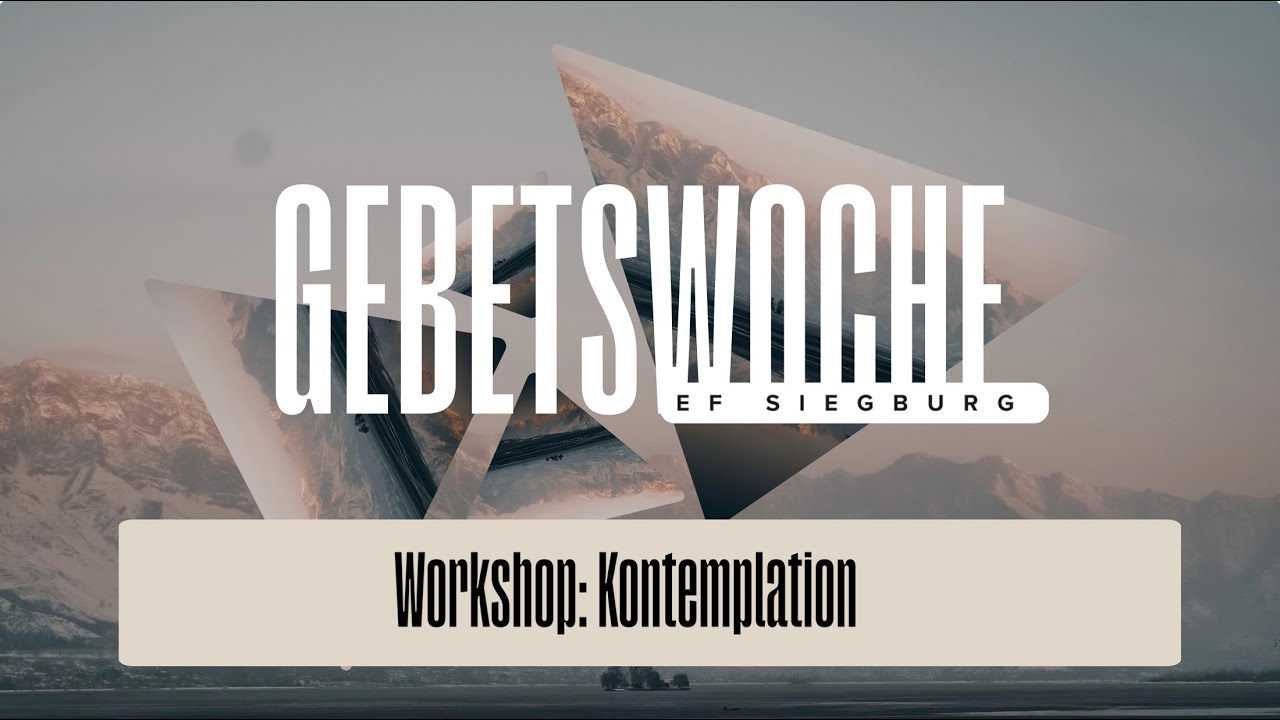 Workshop: Kontemplation