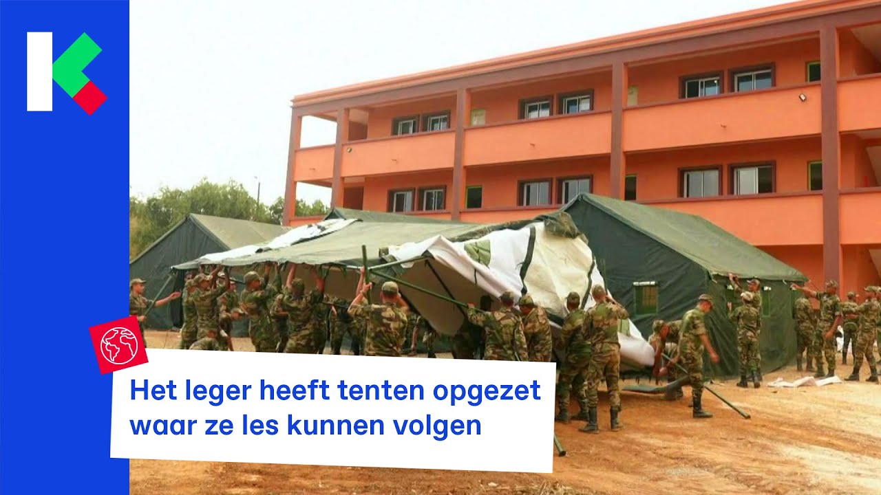 Kinderen in Marokko kunnen opnieuw naar school