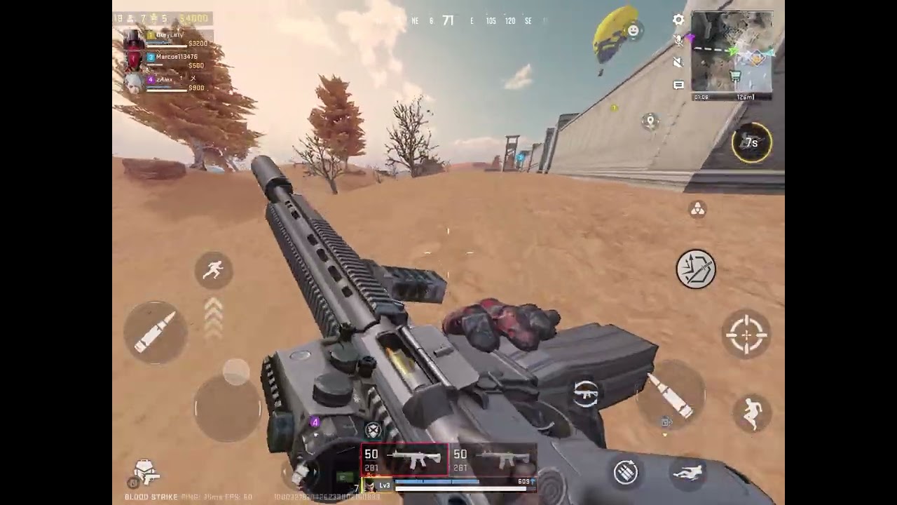 Jugando con con mi amigo blood strike #bloodstrikemobile 