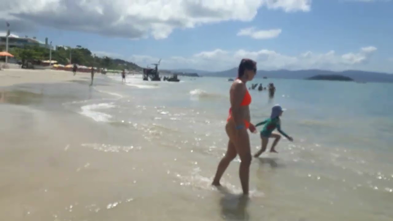 PRAIA CANASVIEIRAS jueves 22/12/2022 #andreaydiegoenfloripa