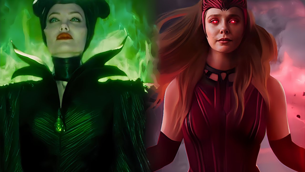 Maleficent vs Scarlet witch 🪄 || Two of the most powerful forces 🔥