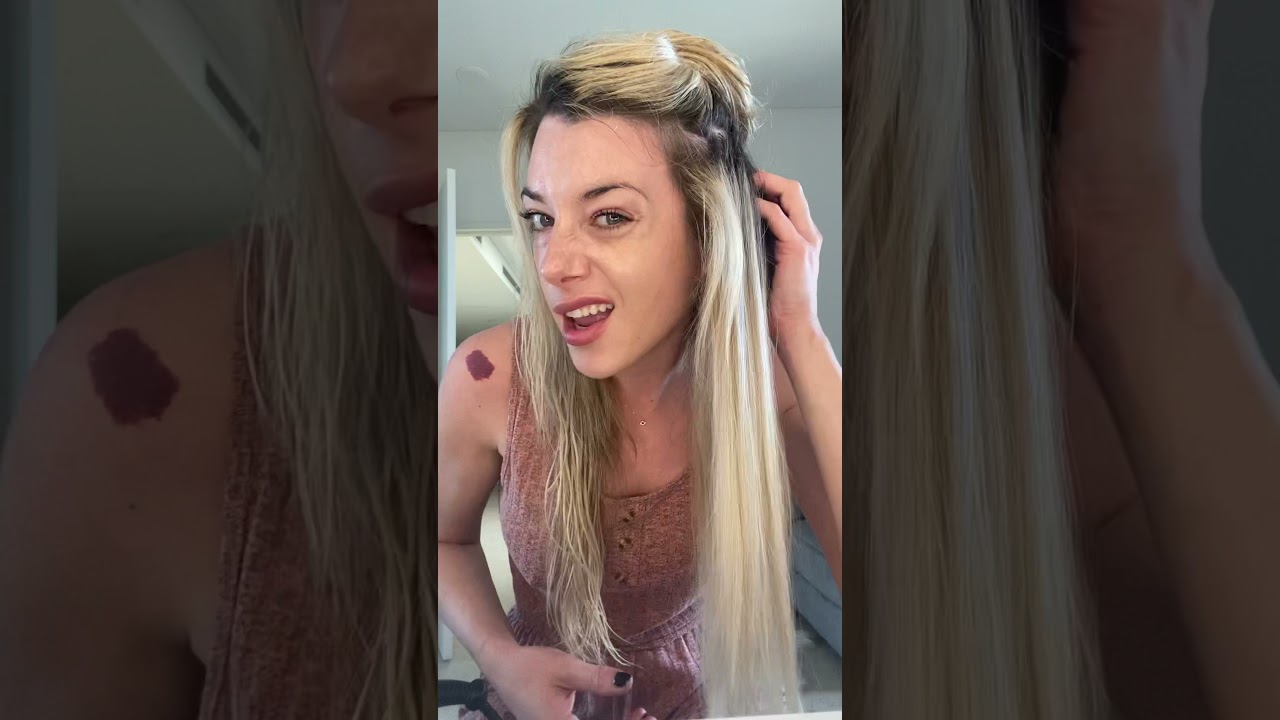 How to blowdry your hair extensions