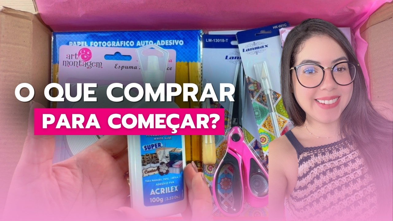 Materiais para COMEÇAR na papelaria personalizada!