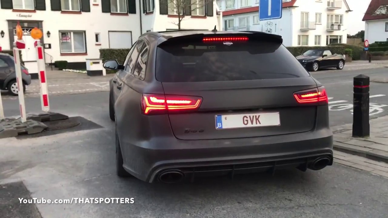 Lowered 720HP Audi RS6 C7 w/ Milltek Exhaust & Catless Downpipes - INSANE LOUD REVS & CRACKLES