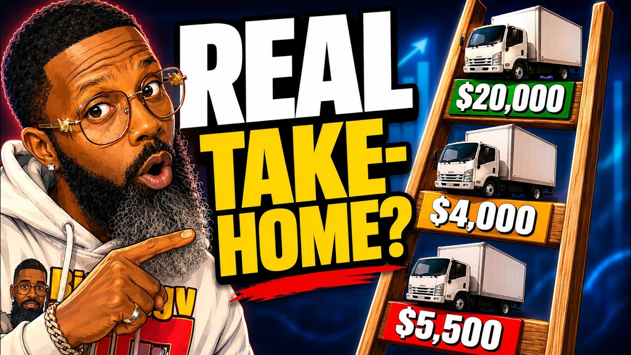 Box Truck Owner Operator Real Pay - What Level 1,2 & 3 Actually Earns