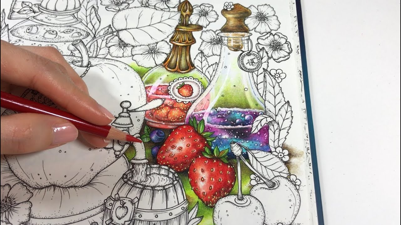 Fairy Potions - Part 1 | POTIONS AND STRAWBERRY COLORING