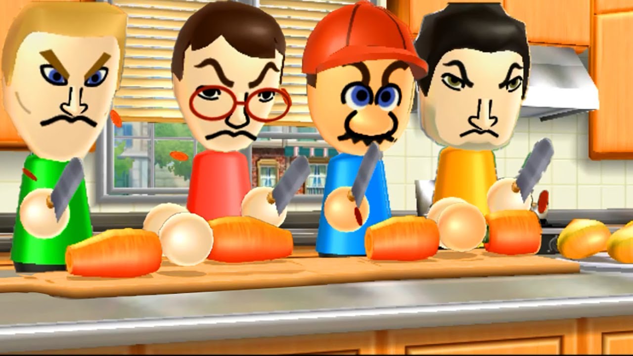 Wii Party Minigames -  Mario Vs Hiromasa Vs Tyrone Vs Pablo (Master CPU)