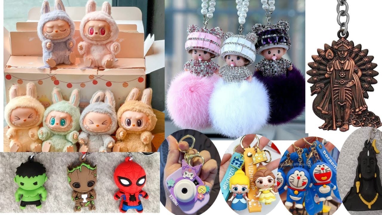 Fancy keychain 😍 Fancy DIY keychain 😻 Trending Keychains Collection 