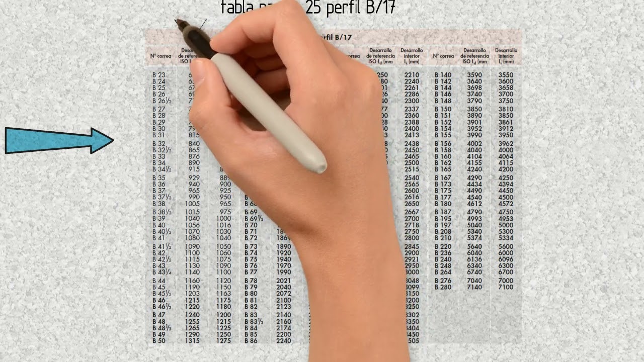 CALCULO DE CORREAS V CATALOGO OPTIBELT