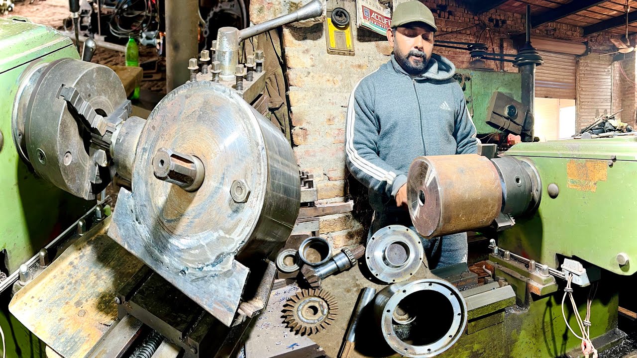 wonderful Process Of Making Gear Box For Harvester Machine|| How To Manufacturing Steel Body GearBox
