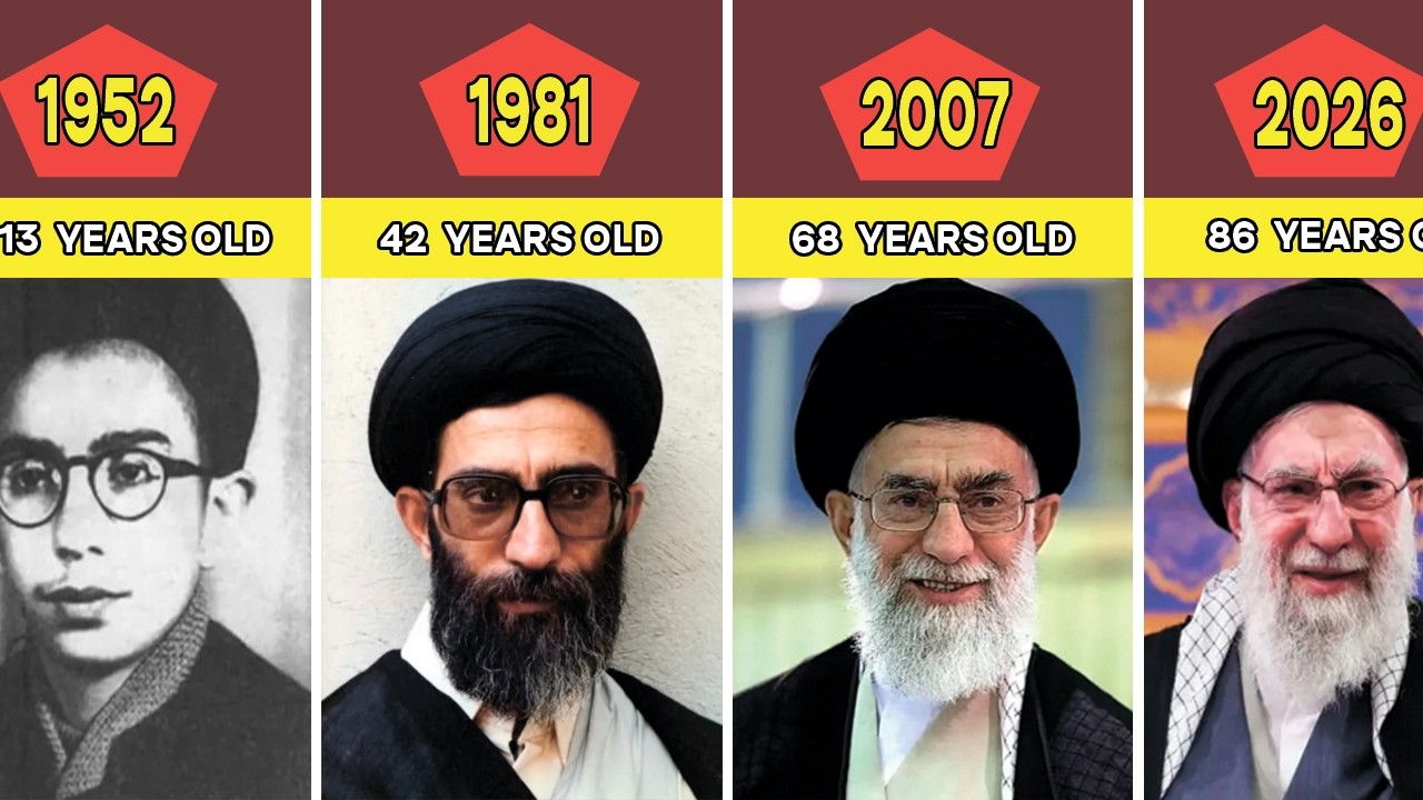 Iran's Supreme Leader Ali Khamenei | Transformation From 3 To 86 Years Old