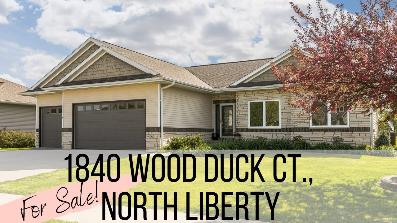 Contemporary North Liberty Ranch | 1840 Wood Duck Cir., North Liberty, IA