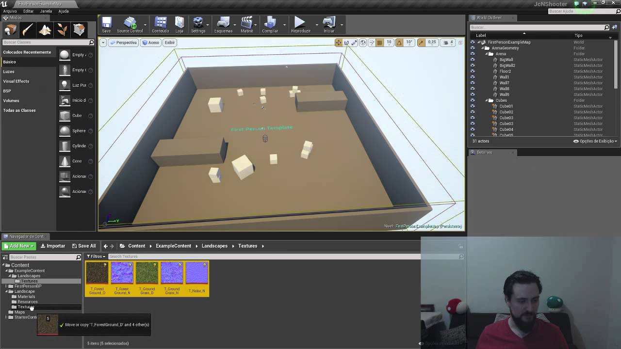 Jogando com Nils - Criando Material...