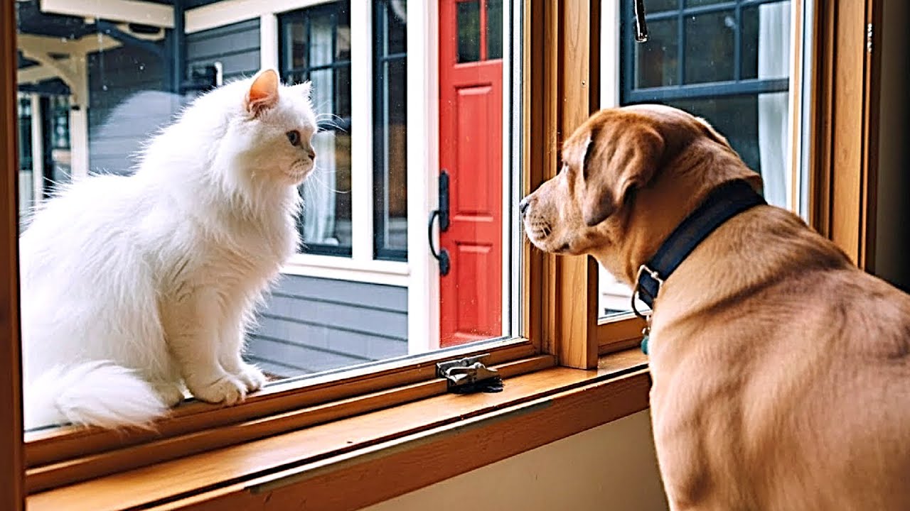 That cat across the street is provoking me again...