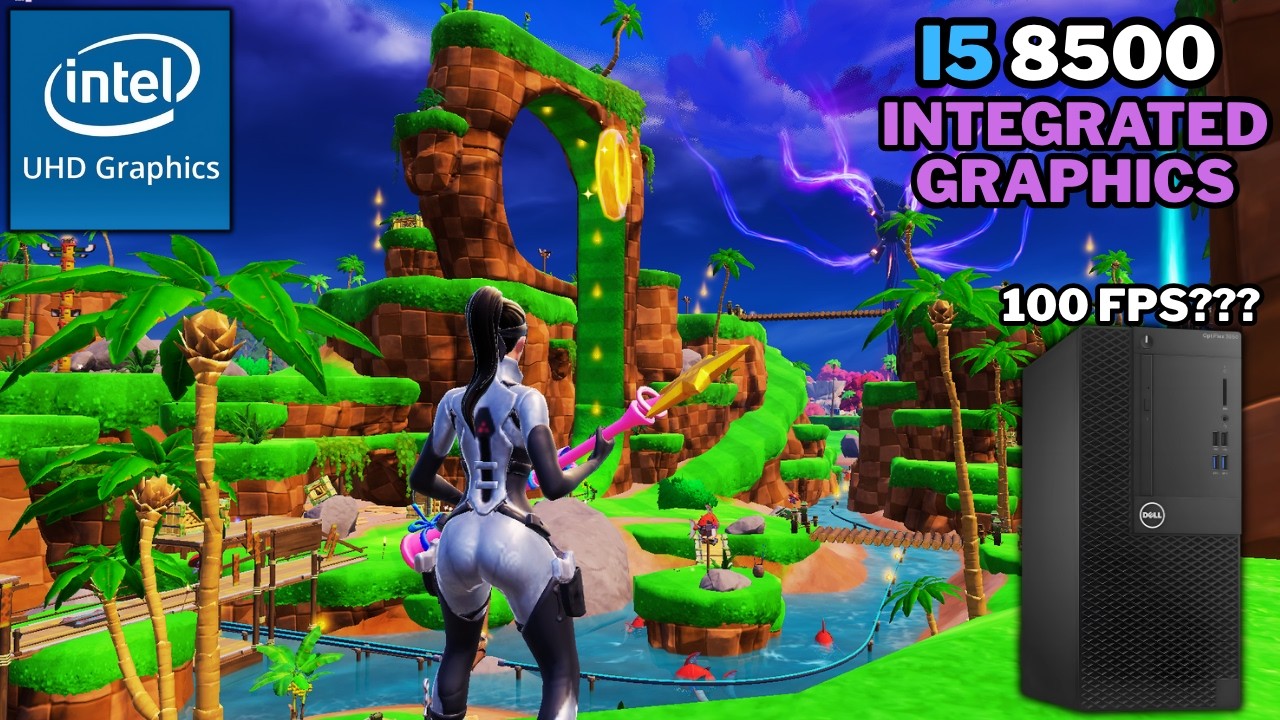 Новый сезон Fortnite на встроенной графике | i5 8500 &mdash; Intel UHD 630 | Тест в режиме &laquo;Производите...